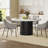 47.2'' Round Dining Table, Kitchen Table With Wood Strip Base For Kitchen Living Room-533723227
