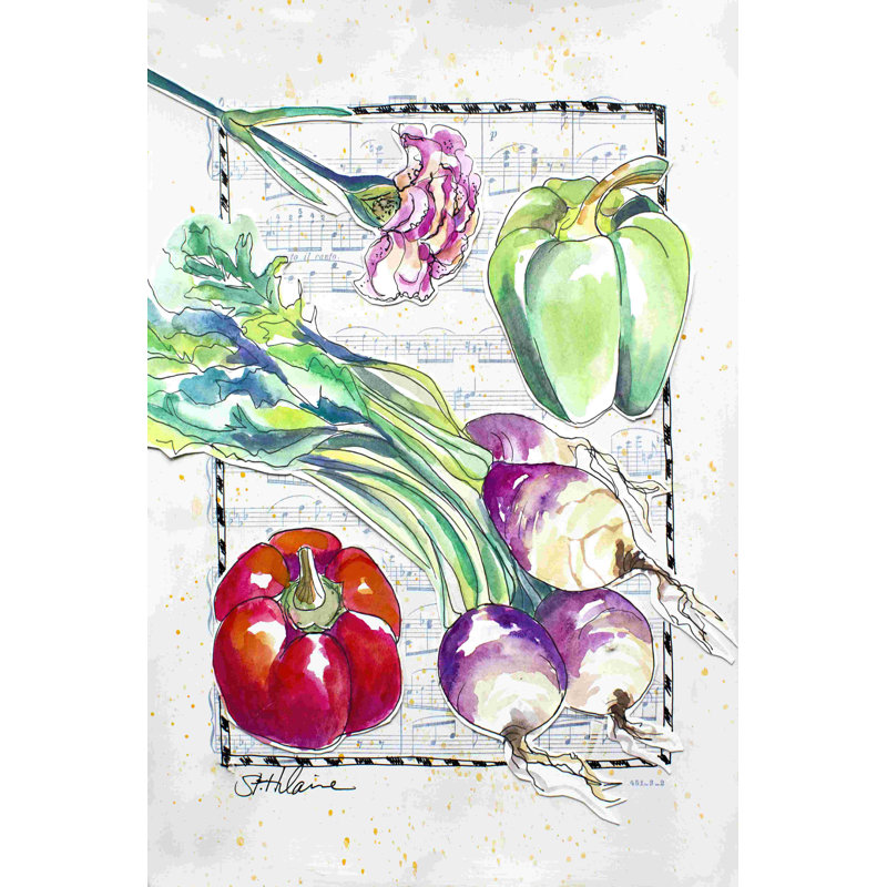 Légumes de cuisine I, H 18 po x l 12 po