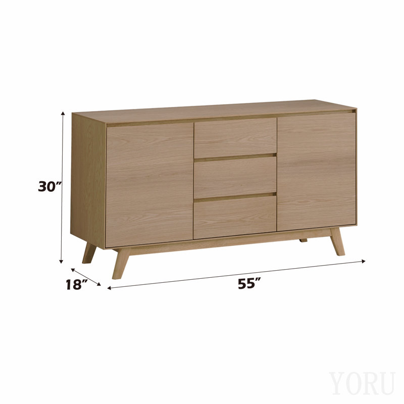 Oak Finish Server