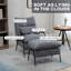 Fauteuil d'appoint inclinable avec repose-pieds Aneshia-297970894