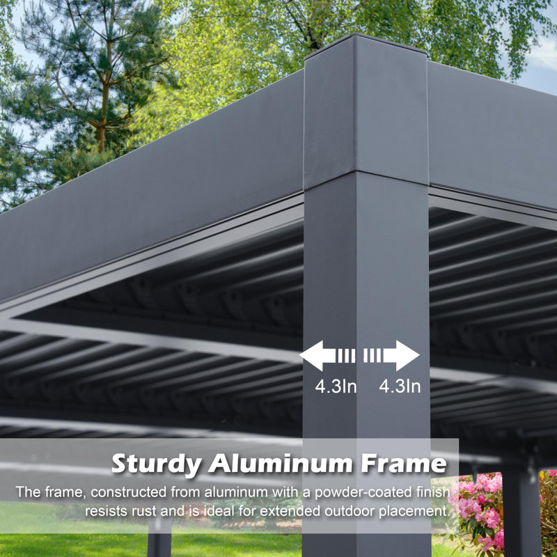 Pergola moderne en aluminium