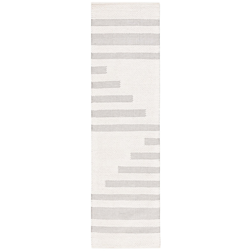 Cortni Hand Woven Wool Striped Rug, Runner 2'3" x 8'