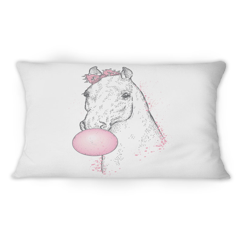 Coussin White Horse