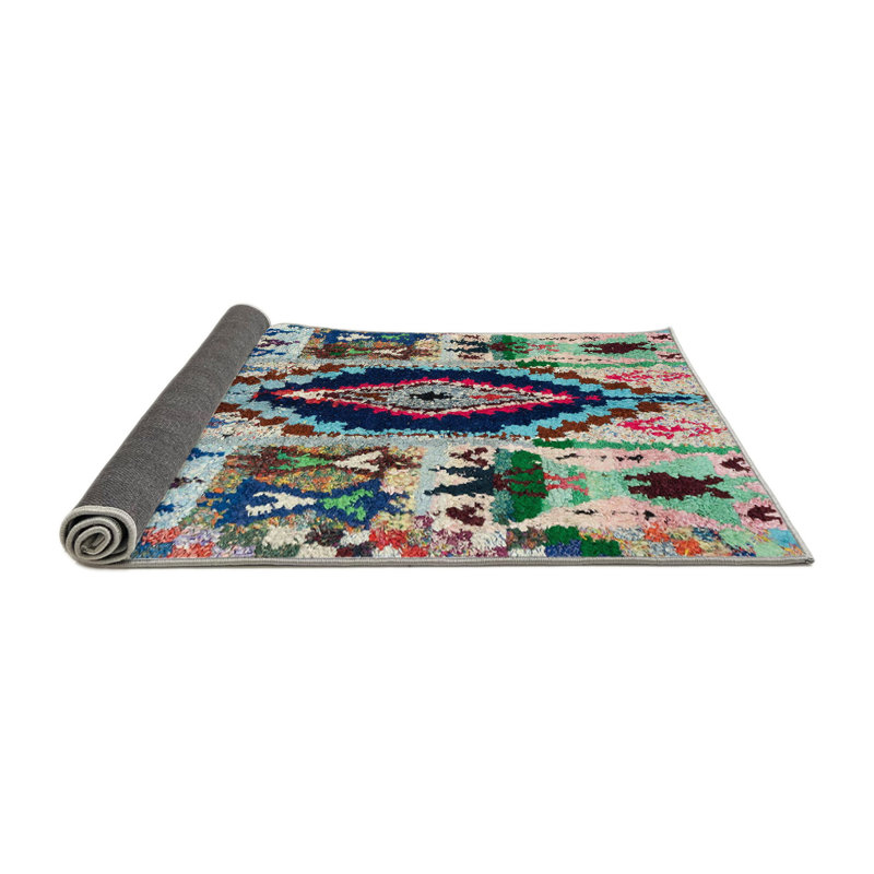 Abstract Indoor Rug, Round 4'