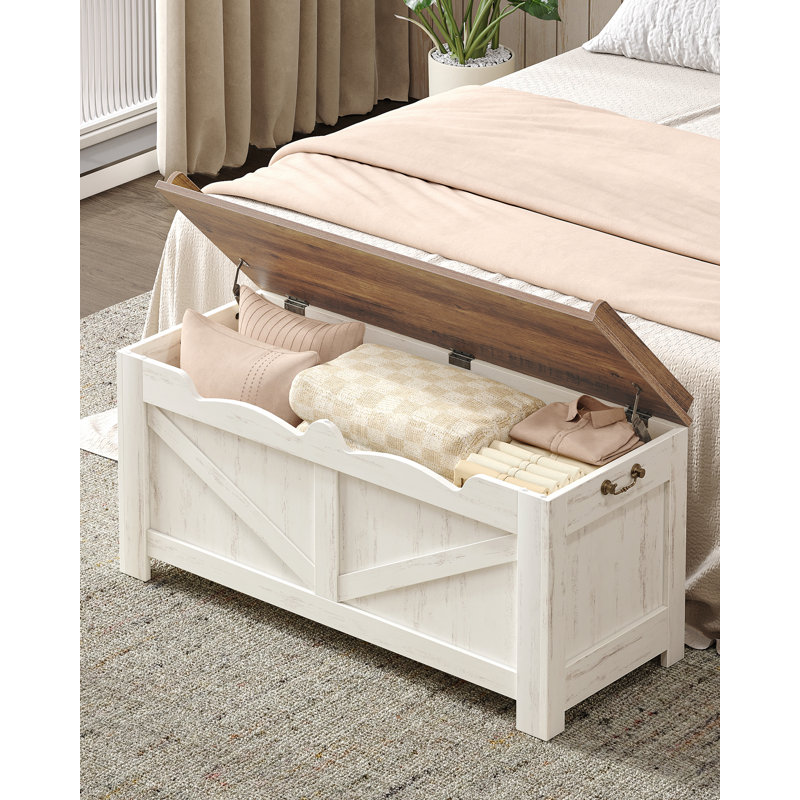 Storage Chest, Extra Large Storage Bench, Wooden Box Trunk, Lift-Top Organizer Chest, Shoe Bench for Entryway, Bedroom, Living Room 