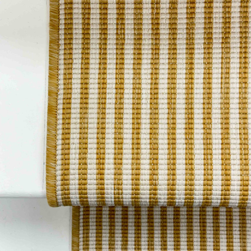 Stair Runner Striped Flatweave Area Rug, Runner 60 x 570 cm