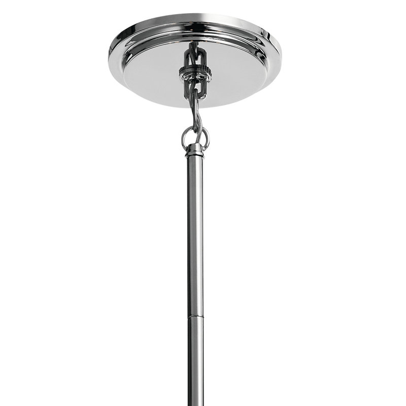 8 - Light Wagon Wheel Chandelier, Chrome