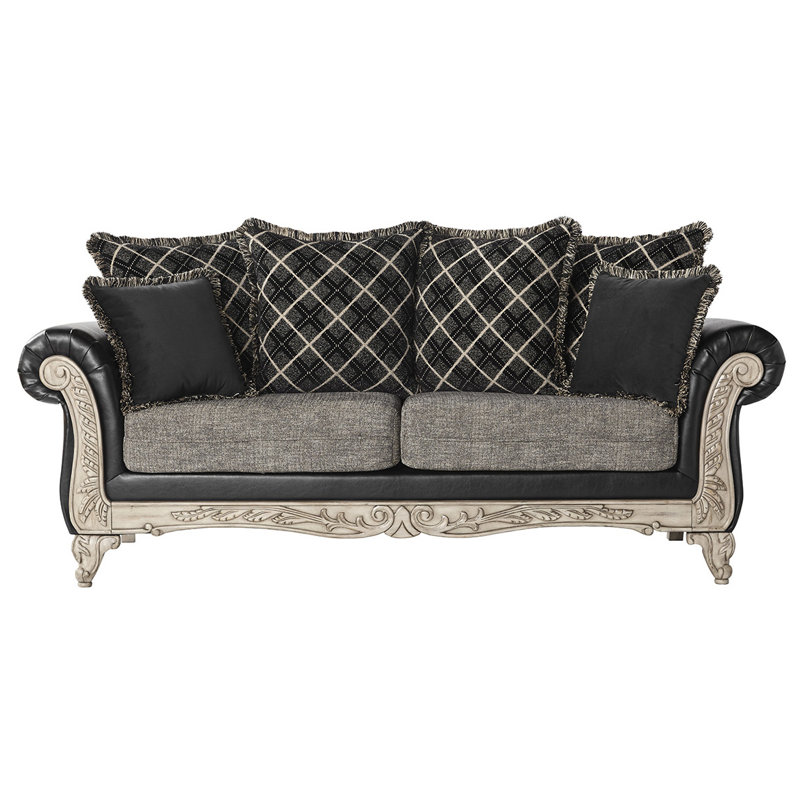 Bernardus 5 - Piece Living Room Set, Ebony