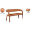 Banc en similicuir Sylvester Aurich-257683512