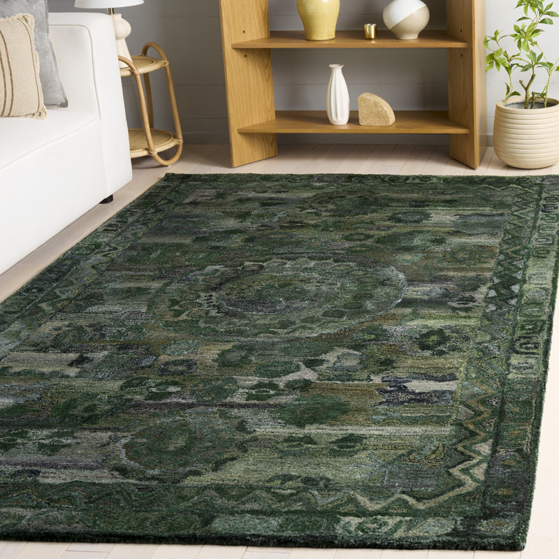 Anatolia 411 Hand Tufted Performance Oriental Rug, Rectangle 5' x 8'