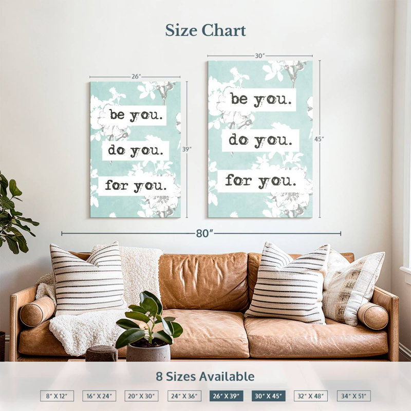 Tergel For You Quote, 39" H x 26" W