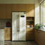 Salerno 33-inch Freestanding Side-by-Side Refrigerator, 15.6 cu.ft. with Antique Brass Handles-95598996