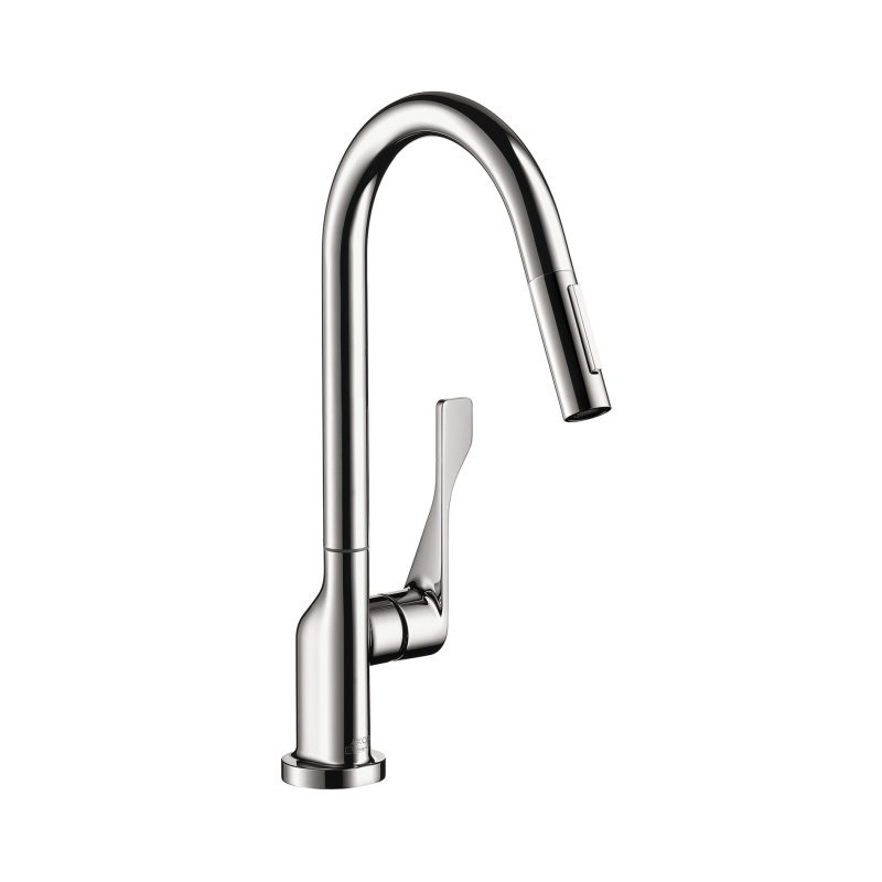 Citterio Pull Down Single Handle Kitchen Faucet, Chrome