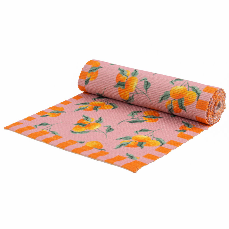 Orange Indoor/Outdoor Table Runner, 180" L x 2" W
