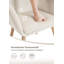 Avila 44cm H Velvet Upholstered Upholstered Back Armchair-170700741
