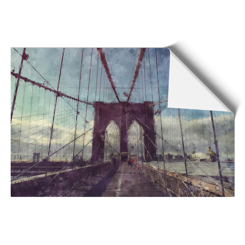 Brooklyn Bridge In New York Vol.2 - No Frame Print, 42cm H x 59cm W x 0.1cm D