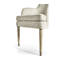 Chaise avec accoudoirs en tissu Shoal