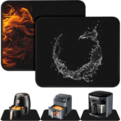2PCS Heat Resistant Mat For Air Fryer Deep Fryer Toaster Oven 16 X 20In