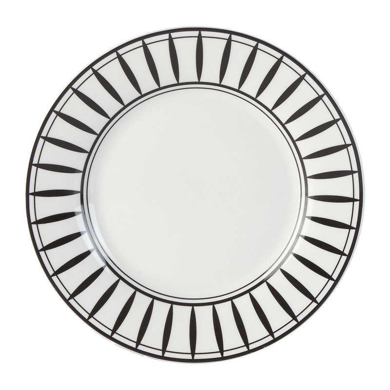Bryany Porcelain China Dinnerware Set 12 Piece - Service for 4