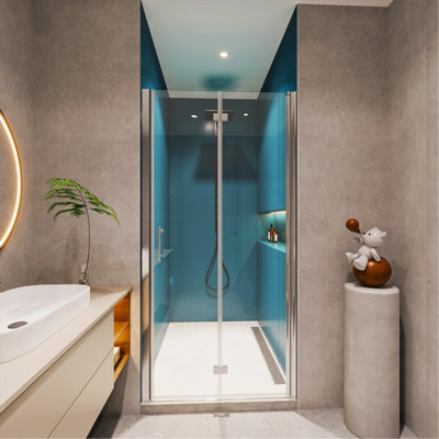 36"-37 3/8" Adjustment,Universal Pivot Shower Door