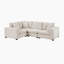 Canapé modulaire en chenille 4 pièces Burdett