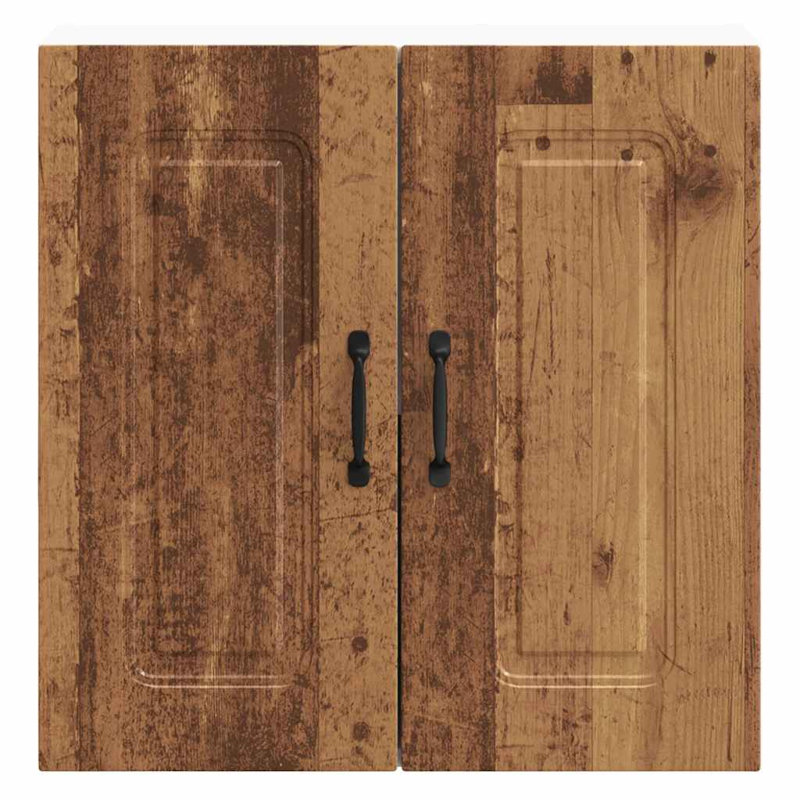 Kitchen Wall Cabinet Kalmar Engineered Wood, 60cm H x 60cm W x 31cm D, Old Wood