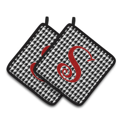 Cuisinier poignée Houndstooth