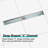 60 In. Stainless Steel Linear Shower Drain With Tile-In Pattern Surface