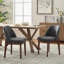 Chaises de salle à manger rembourrées en similicuir (lot de 2)-116530375-112912422