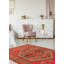 Tapis rouge rétro Eyan 3 pi 1 po x 5 pi 1 po