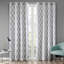 Panneau de rideau occultant imprimé Ikat (seulement 1 panneau PC)-204172353-204172356