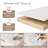 47.2" W High Gloss Dresser with 8 Drawers, Modern Chest of Drawers with Gold Handles, White