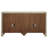 Flores Modern Dining Sideboard with Glass Doors