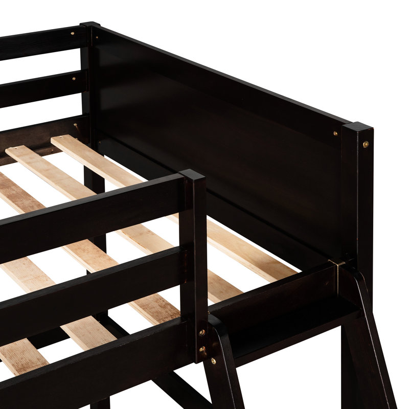 Jacqulyne Solid Wood Standard Bed, Brown