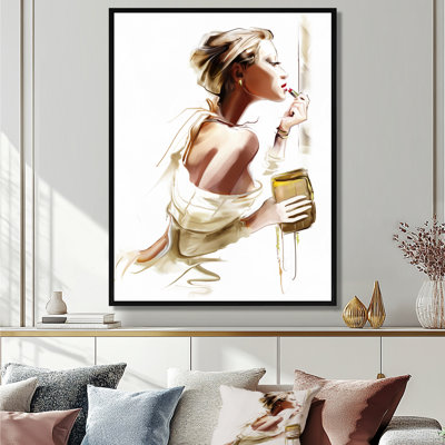 Fashion Fashion Portrait, impression numérique