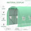 Maison-serre de style tunnel 13 x 6,4 x 6,5 pi Walk-in Green