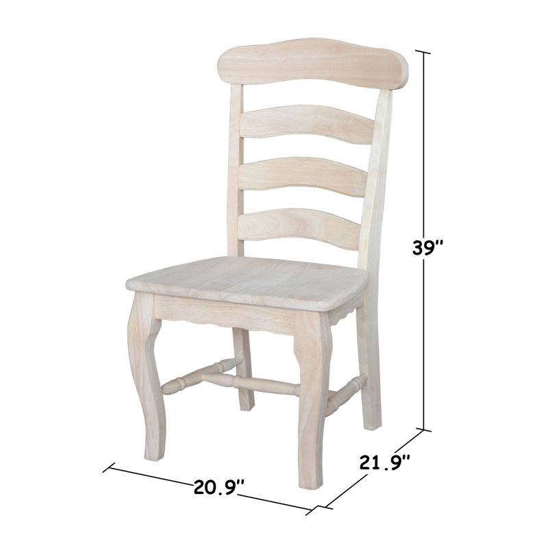 Maner 18'' H Solid Wood Side Chair