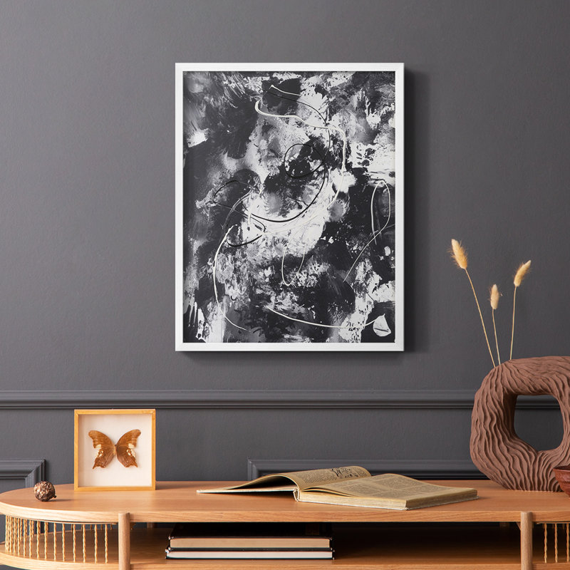Radical Mix I, reproduction encadrée - bois massif, Blanc, H 14 po x l 11 po