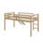 Twin Elevated Bed With Ladder And Slide Loft Design Including Safety Guardrails-117529624