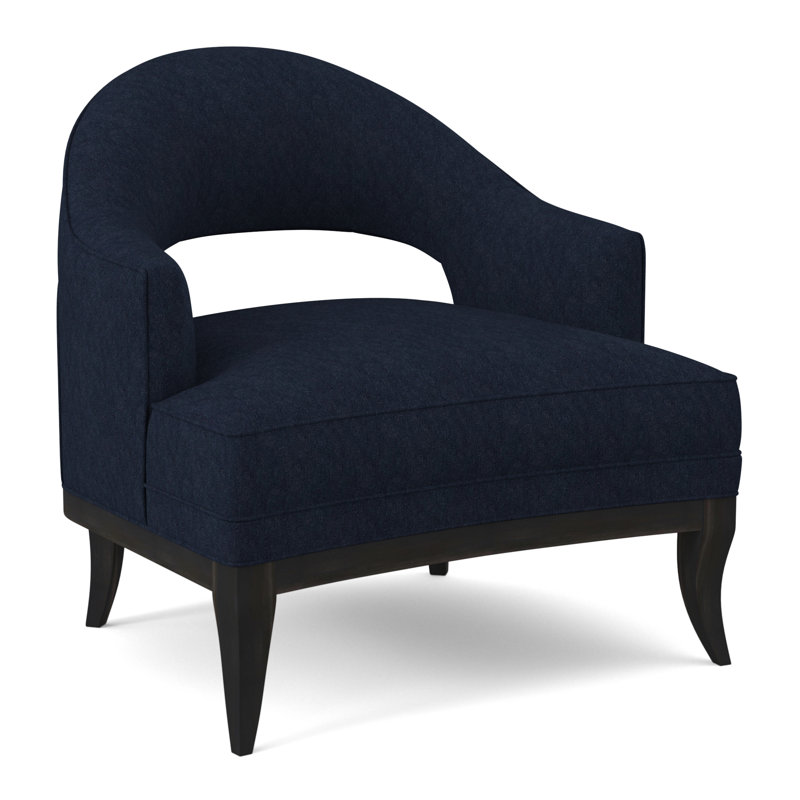 Fauteuil Mariposa, Espresso, Mélange de polyester ébène Margaret