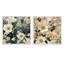 Otero - Ensemble de 2 collages carrés floraux-101848254-101848256