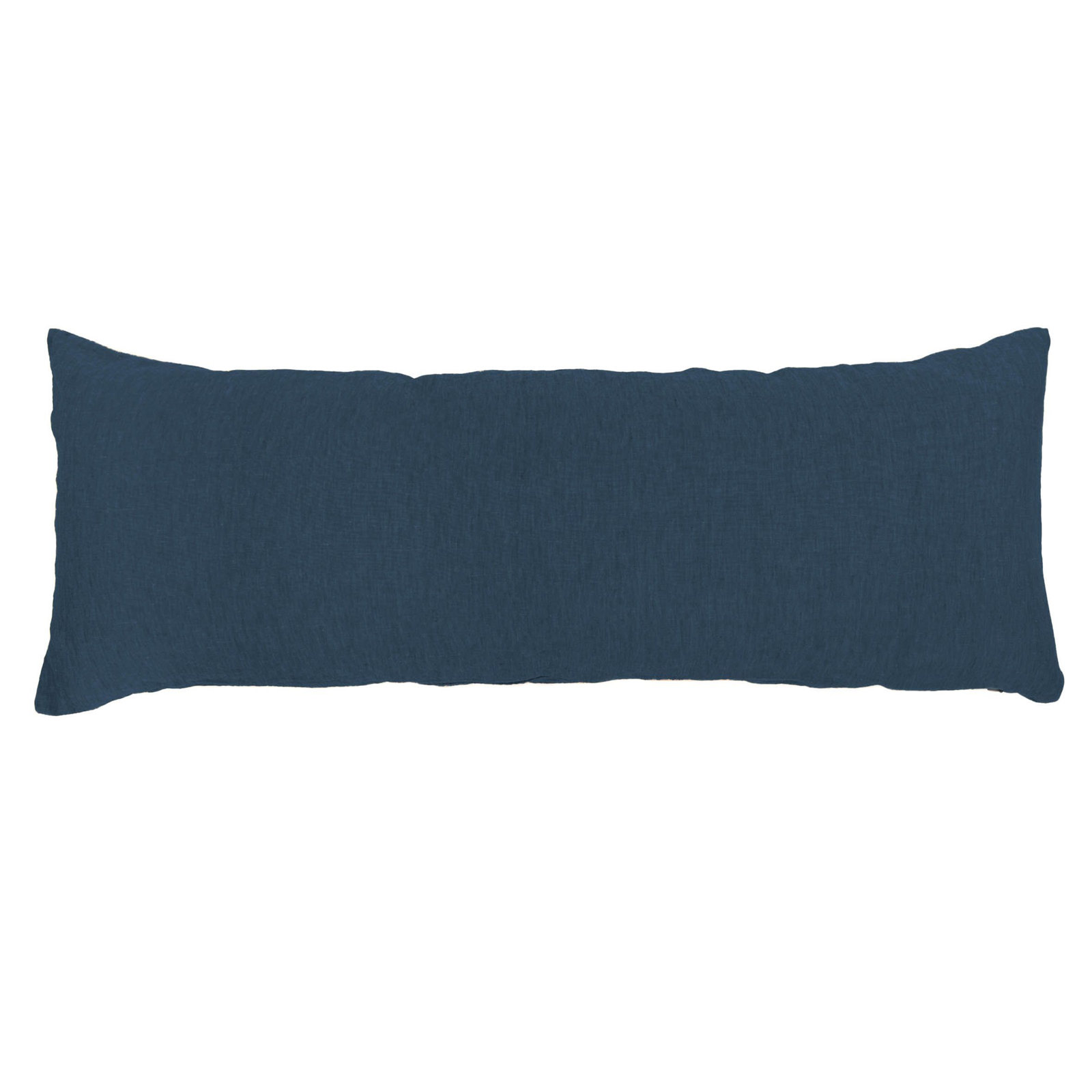 100% French Linen Pillow Sham, Baltic, Rectangle 16"H x 44"W, Pillow Cover Only - No Insert