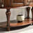 Solid Wood Retro Simple Semicircle Sideboard
