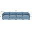 Canapé modulaire modulaire, siège de canapé convertible avec rangement, ensemble de canapé modulaire canapé-lit, combinaisons modulaires flexibles en tissu pour le salon-822180660