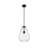 Placia 1 - Light Matte Black Single Pendant