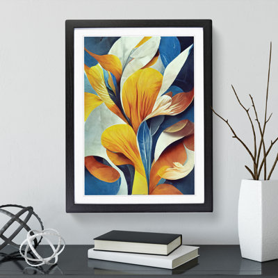 Beautiful Abstract Floral No.5 - Single Picture Frame Print