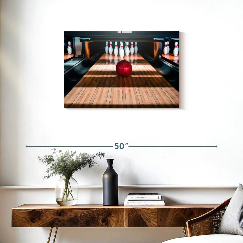Sunlit Bowling Alley, 20" H x 30" W