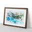 Banff National Park in Alberta Canada Watercolour - Picture Frame Graphic Art Print-56875110-56875111