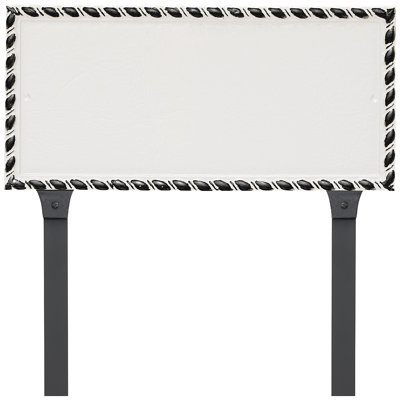 Plaque d'adresse rectangulaire à deux lignes avec piquets de pelouse Franklin