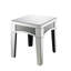 Table de bout Nowles, miroir et fausses pierres